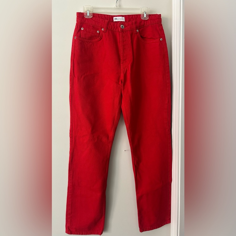 Zara Red Jeans